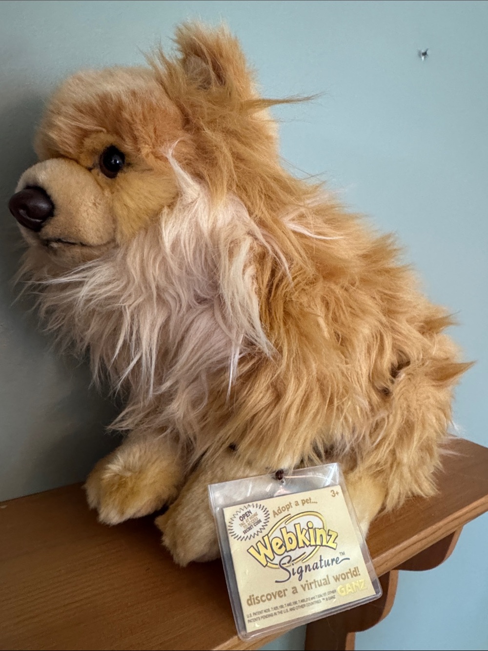 Ganz Webkinz Signature Pomeranian Plush WKS1015 Retired Rare
